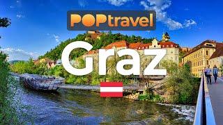 Walking in GRAZ, Austria  - Schlossberg and Old Town - 4K