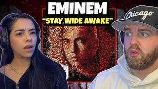 Eminem almost made Karen QUIT MID REACTION:  Eminem- Stay Wide Awake (First Time Reaction)