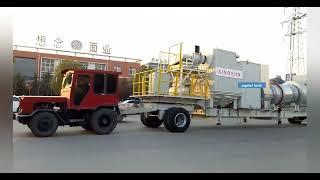 CAP20T Trailer type mobile mini Asphalt Drum Mix, Cntinuous Mix Plant