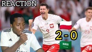 Lewandoski First World Cup Goal | Poland 2-0 Saudi Arabia | Nicholsonofficial React