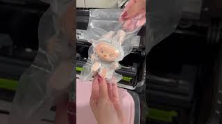 Air sealing a Labubu!  #labubu #labubuviral #toysforkids #cute #trending #fyp #toys #plushies