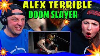 First Time Hearing DOOM SLAYER by ALEX TERRIBLE | THE WOLF HUNTERZ REACTIONS