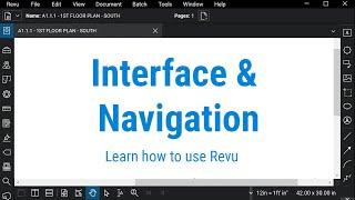 Bluebeam Revu: Interface and Navigation