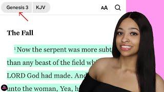 Bible Reads With Ms.Danreael GENESIS CHAPTER 3