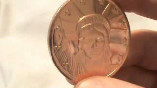 .999 fine copper liberty head round