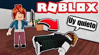 ¡FINGIENDO ESTAR ELIMINADA CON FAKE BACON EN MURDER MYSTERY 2!  / MICHI ROBLOX