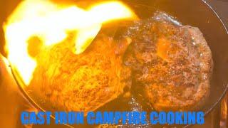 Cast Iron Cooking #nationalpark #campfirecooking #openfirecooking #backyardbbq #castironcooking