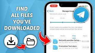 How to Find All Downloaded Files On Telegram