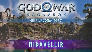 God of War Ragnarok Guia de Zonas 100% - Nidavellir (Localización coleccionables)