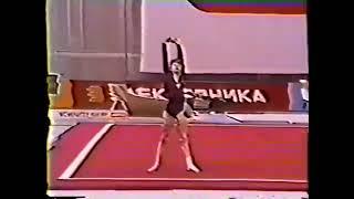 Svetlana Ivanova (URS) FX AA 1987 Moscow News