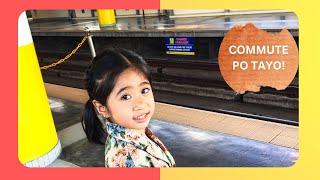 MIRA’S FIRST RIDE IN MRT | Momshie Tintin