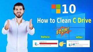 How to Clean C Drive in Windows 10 | Delete temporary files in windows 10 (Make Your PC Faster)