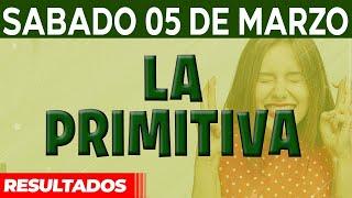 Resultado del sorteo Primitiva del Sábado 5 de Marzo del 2022.