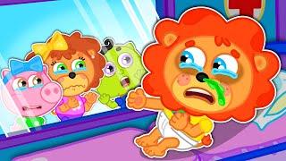 Lion Family | Boo Boo SongsBaby Care | Cartoon for Kids