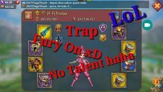 Lords Mobile - FURY TRAP - 200K T4 Dead