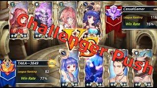 [King's Raid] Road To Challenger F2P vs Japan! Possible?