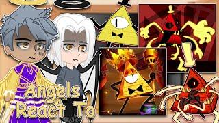 Hazbin Hotel Angels React to Bill Cipher(Gravity falls) | Gacha Club | Full Video