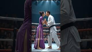 Kung Fu Girl Kissed and Cheated #kungfu #karate #mma #fight #boxing #ai