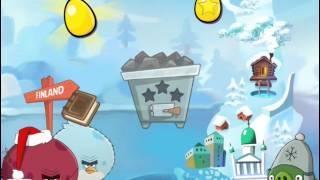 Angry Birds Seasons - On Finn Ice. Golden Egg Level 1-25