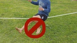 Slackline Tutorial: How to not use the Ground when Tricklining