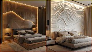 100 Modern Wall Panel Design For Bedroom 2025 Home Wall Decoration | Interior Wall Design Ideas