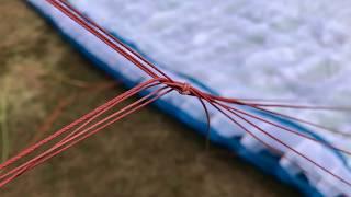 Paraglider tension knot leads to underperforming flight with Nova Mentor 5