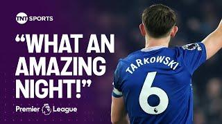 Everton's James Tarkowski reacts after scoring STUNNING equaliser in injury time vs Liverpool 