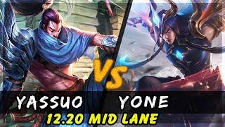 YASSUO - Yasuo vs Yone MID Patch 12.20 - Yasuo Gameplay