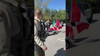 SWAGGY WAS ARRESTED AT THE HANDS OFF PROTEST #handsoff #protest #canada #mexico #tesla