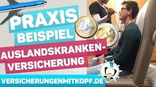 Auslandskrankenversicherung im PRAXIS-TEST | 135,02€ gezahlt