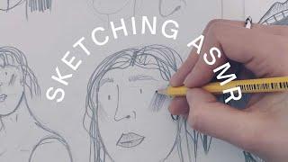 ASMR Art Relaxation Video | Sketching With Pencils | Drawing Video for Relaxation & Sleep NO TALKING