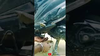 Honda grazia 125cc engine oil change//Engine oil chang     #Honda #grazia #motul #engineoilchange