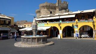 Rhodes Old Town Day and Night Oct 2021