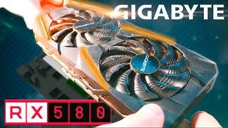 Обслуживаю Gigabyte RX 580 8Gb термопрокладки, кулера, термопаста