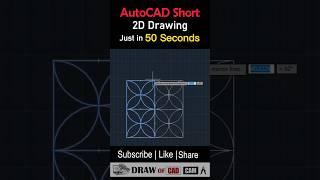 AutoCAD 2D Exe in 33 Sec | AutoCAD Short Videos | TheCAD Tutorail #shots #shortsfeed #shortsvideo