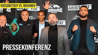 ZHAN KOSSOBUTSKIY VS. HUSSEIN MUHAMED | PRESSEKONFERENZ