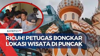 Update Pembongkaran Tempat Wisata Hibisc Fantasy di Puncak yang Jadi Penyebab Banjir