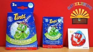 Tinti - Knister Zauber Packung Pack Bad Badesalz Badewanne knistert Kinder Badespaß auspacken