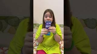 Made a big candy from Milka chocolate  #shorts #humor #family #tiktok