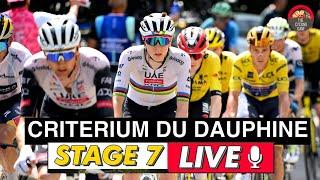 Criterium du Dauphine 2025 Stage 7 LIVE COMMENTARY -  Tadej Pogacar vs Vingegaard on BRUTAL MOUNTAIN