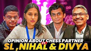 Chess Players Ideal For Each Other ? Tough Questions Ft Nihal , Divya & Ramesh