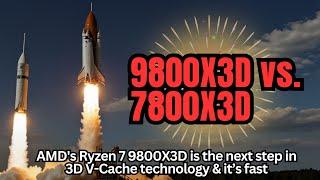 AMD 9800X3D vs. 7800X3D CPU #news #amd #9800x3d #7800x3d #cpu @3DGAMEMAN