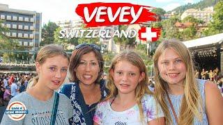 Vevey Switzerland Highlights - Charlie Chaplin, Wine, Nestlé & More | 98+ Countries with 3 Kids!