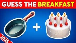 Guess The FOOD By Emoji?  Breakfast Emoji Quiz | Quiz Dino