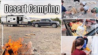 DESERT CAMPING VLOG 2020 :: OUR FIRST TRIP IN OUR NEW RV :: DAY IN THE LIFE OF A FAMILY OF 5