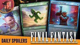 Moogles and Cactuar and a cEDH Counterspell | Daily MTG Final Fantasy Spoilers