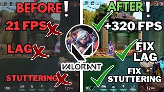  Valorant 2025 Ultimate FPS Boost! Fix Lag, Stutter & FPS Drops NOW! 