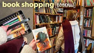 Book shopping vlog   Browsing Edinburgh book stores & updating my TBR | Bookmas day 5 [vlogmas]