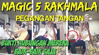 KESERUAN MALA RAKHA LIVE IG PEGANGAN TANGAN DI LOKASI SYUTING MAGIC 5