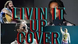 YOUNG THUG | POST MALONE | A$AP ROCKY - LIVIN IT UP | COVER ON GUITAR | COVER ON ELECTROGUITAR